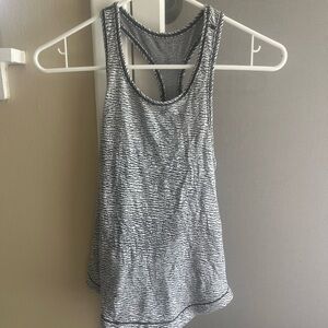 lululemon athletica Black and White Tank Top